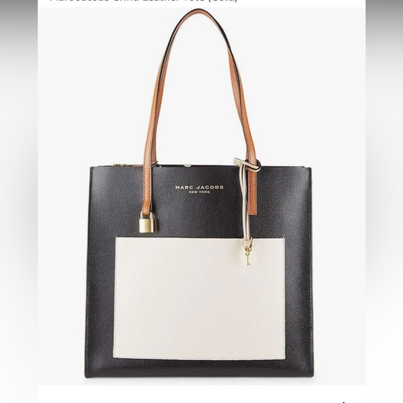 Marc Jacobs Handbags - Marc Jacobs Black, Tan and Cream Bag